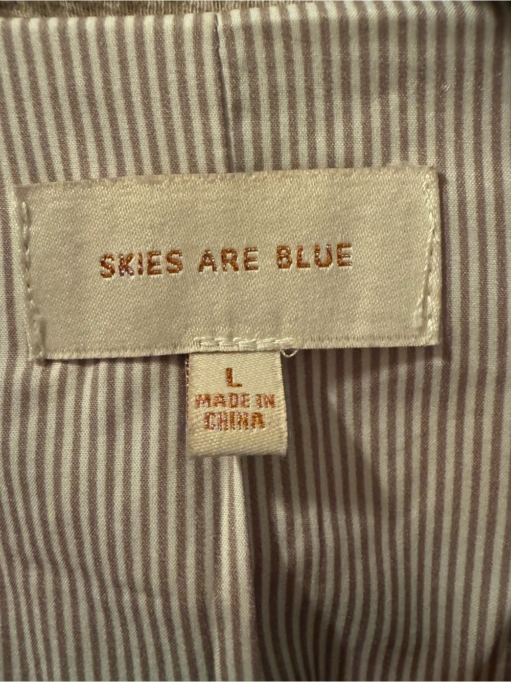 Skies Are Blue Cream Textured Open-Front Blazer - Picture 3 of 3
